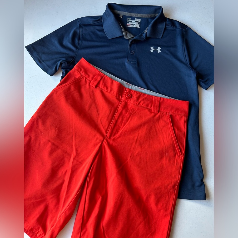 UNDER ARMOUR boys size large golf set
